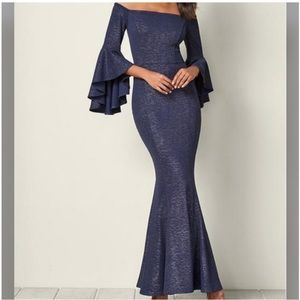 Off The Shoulder Long Dress by Venus